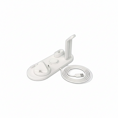 Base de Carga Inalámbrica 3 en 1 Qi Fast Charge – iPhone, Apple Watch y AirPods