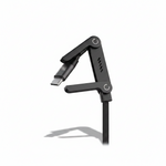 Cable USB-C 240W PD 5A con Soporte para Smartphone – Nylon Trenzado 1.5m