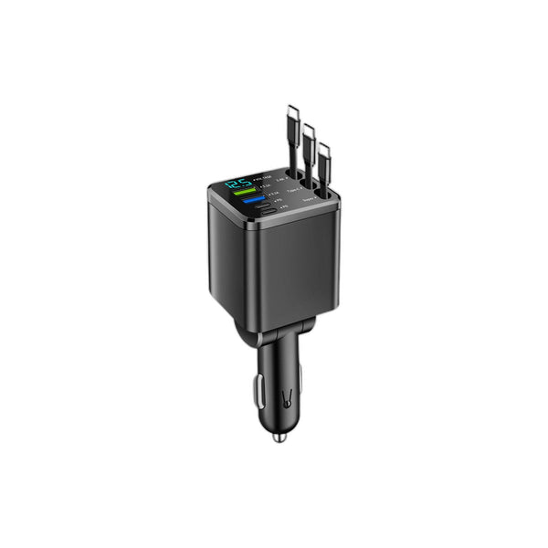 Cables retractiles 80cm autorecogibles cargador auto 180W