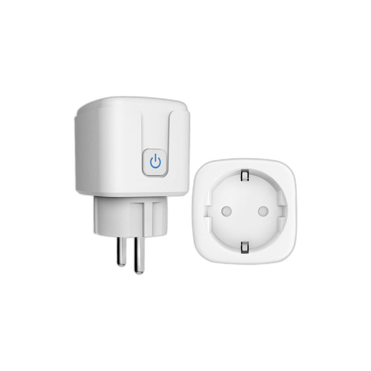 Vista detalle enchufe inteligente Wi-Fi 20A EU Schuko medidor imagen 5