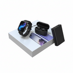 Kit Smartwatch 6 en 1 – Reloj 2.02", Auriculares TWS y Power Bank