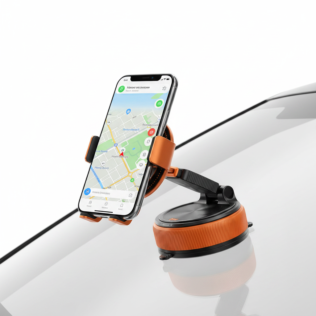 Soporte Magnético al Vacío 2 en 1 – Auto y Escritorio, Rotación 360° y Succión Ultra Fuerte