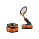 Soporte magnetico al vacio 2 en 1 para auto y escritorio gris titanio rotacion 360