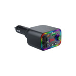 Transmisor FM Bluetooth para Auto – Cargador 60W, RGB y Proyector LED