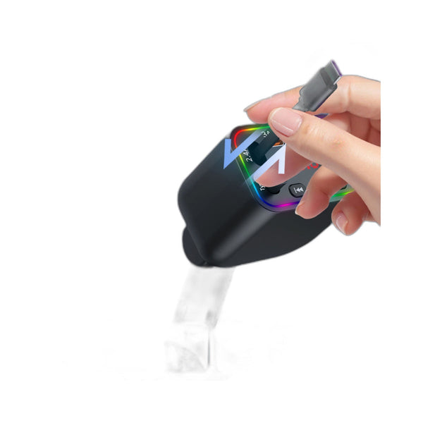 Cabeza ajustable 180 grados enchufe encendedor 12V 24V
