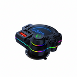 Transmisor FM Bluetooth YIXIN – Audio Hi-Fi, Carga Rápida Dual y Luces RGB